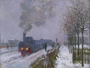 Train in the Snow or The Locomotive